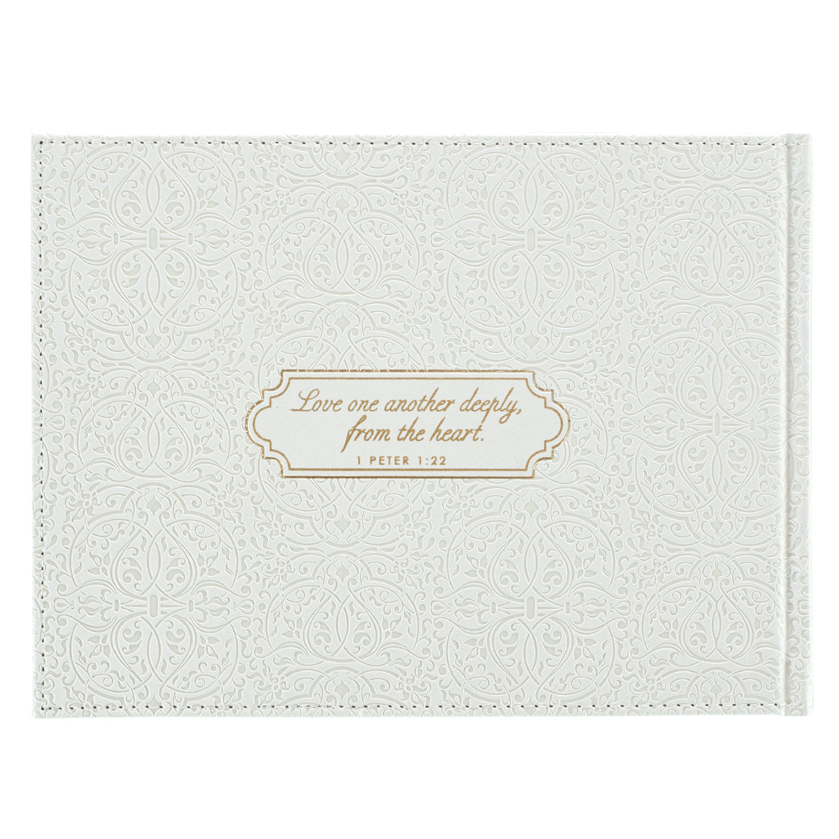 White Lace Mr. & Mrs. Wedding Guest Book - The Christian Gift Company