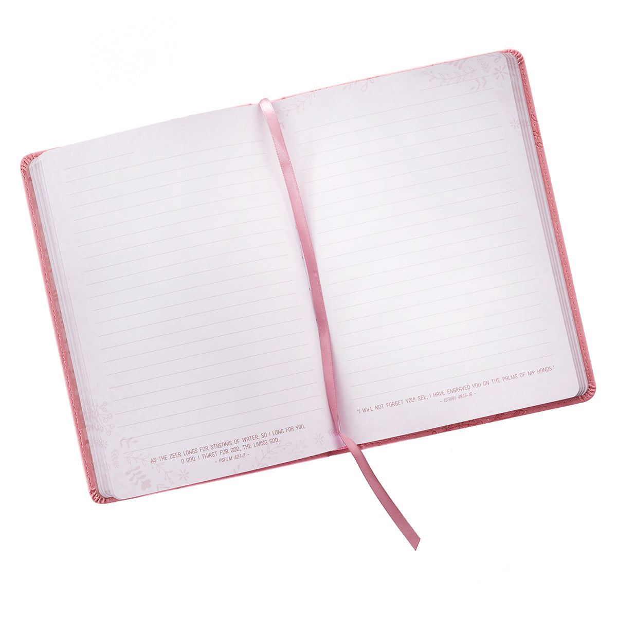 I Know the Plans Pink Slimline Faux Leather Journal - Jeremiah 29:11 - The Christian Gift Company