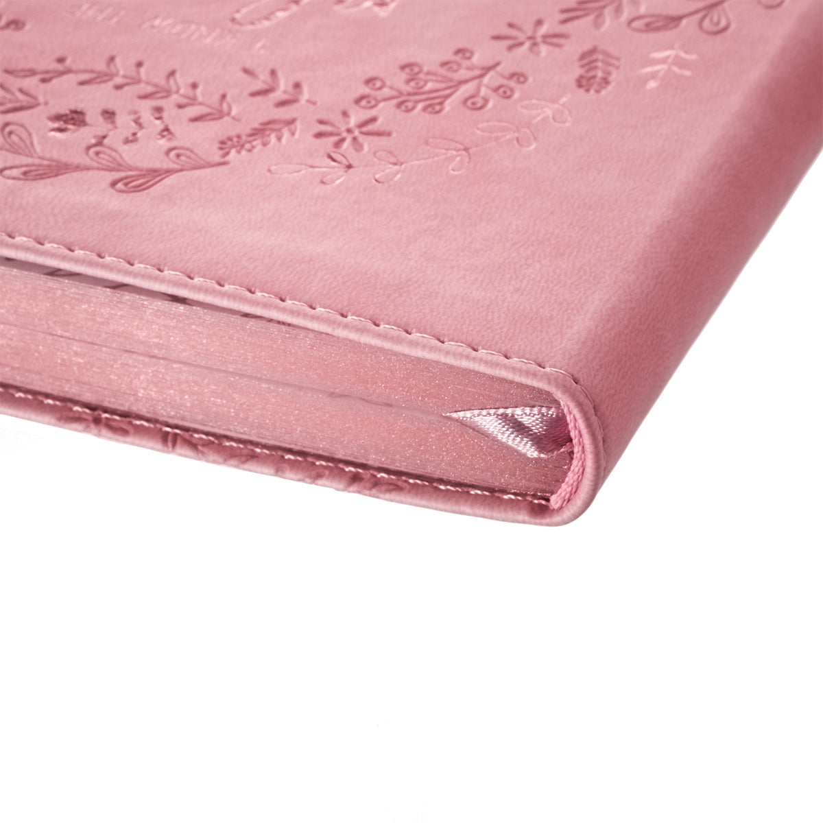 I Know the Plans Pink Slimline Faux Leather Journal - Jeremiah 29:11 - The Christian Gift Company