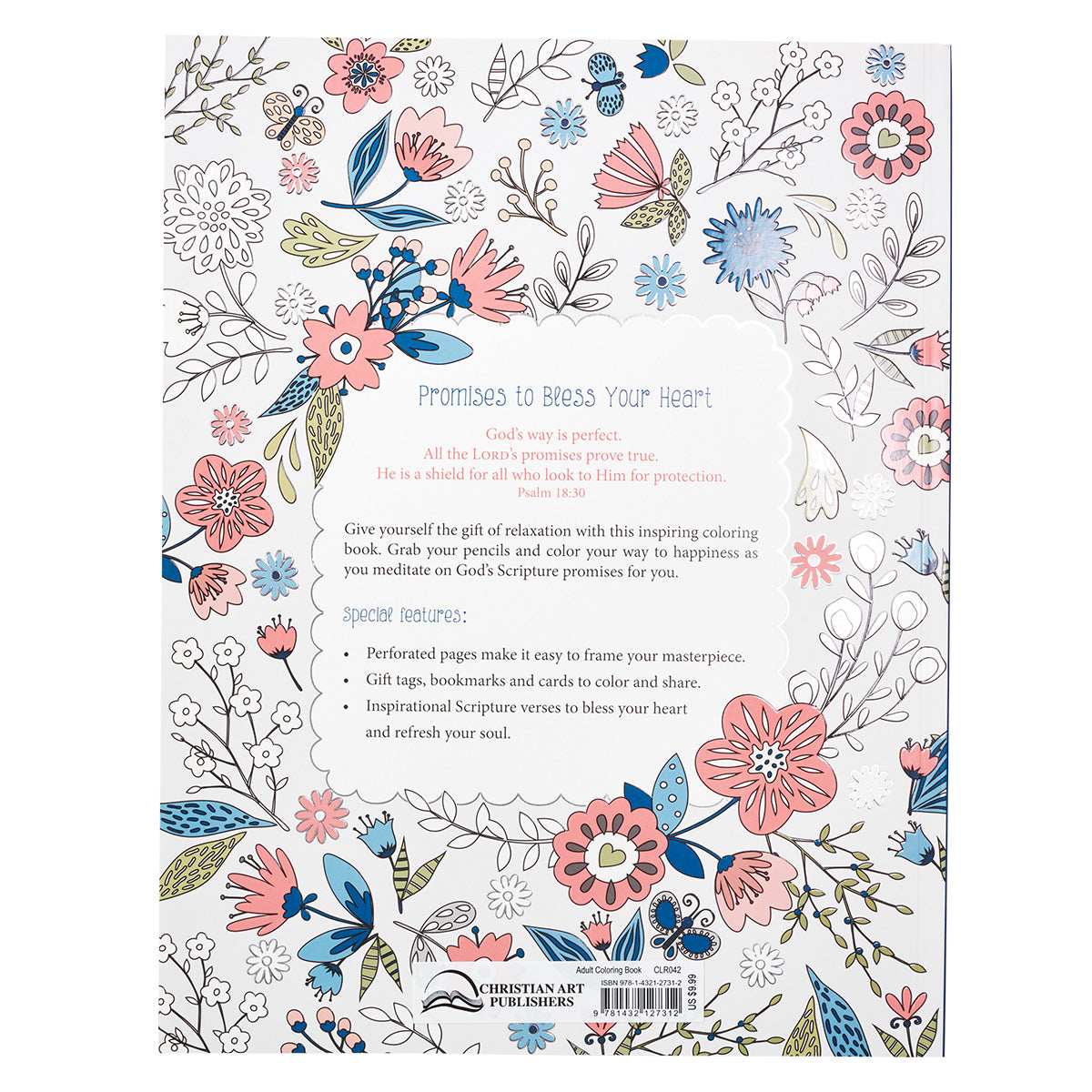 Promises to Bless Your Heart Colouring Book - The Christian Gift Company