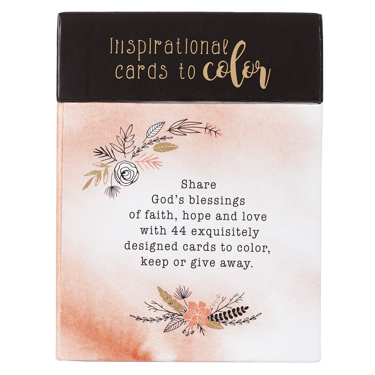 Faith Hope Love Colouring Cards - The Christian Gift Company