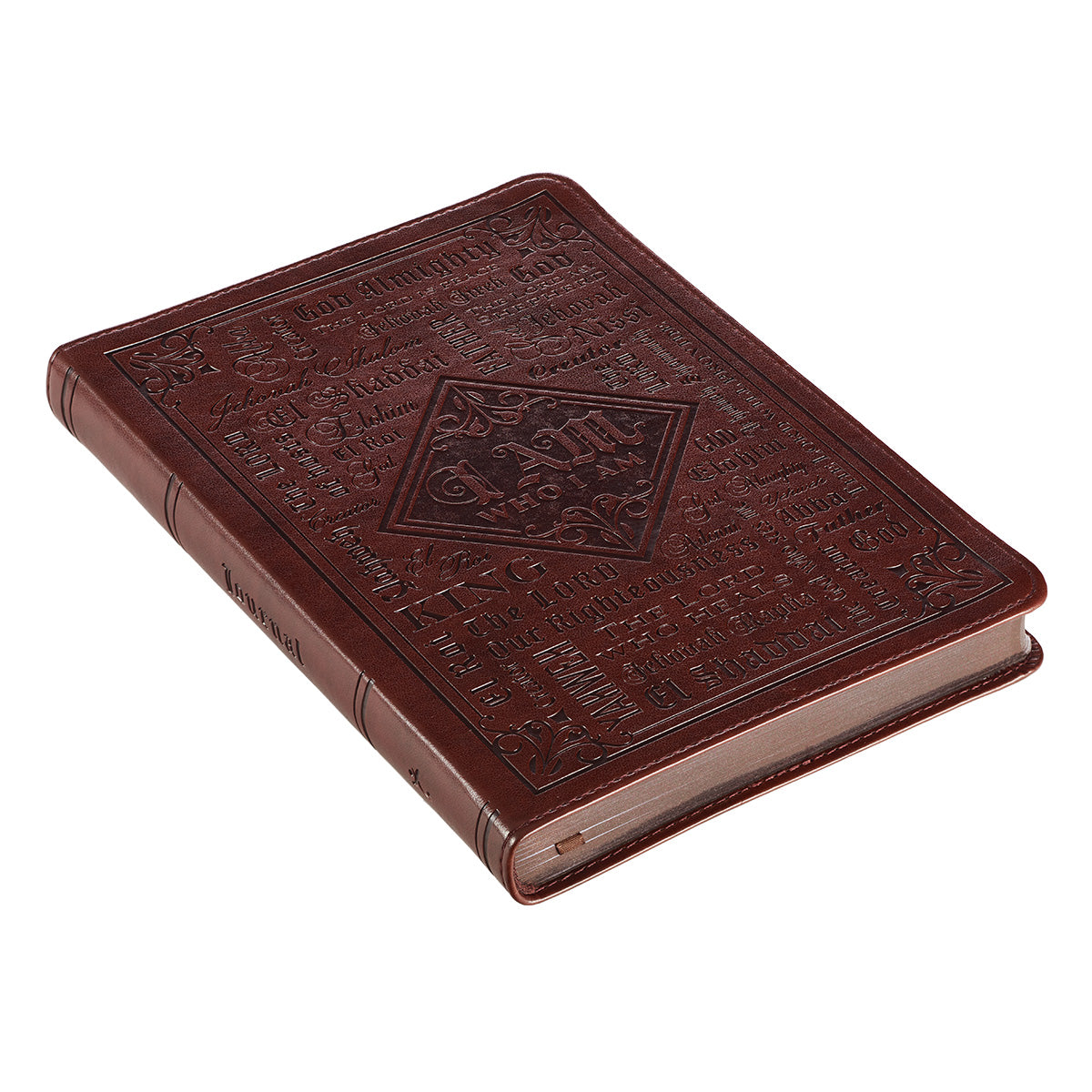 The Names of God Classic Faux Leather Journal - The Christian Gift Company