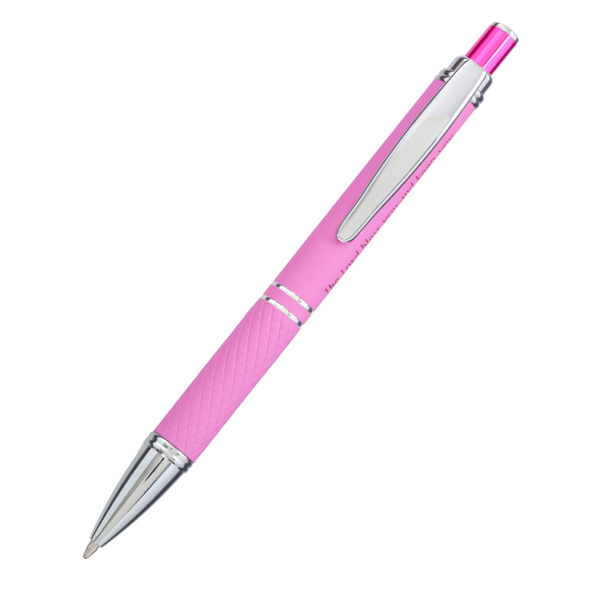 Bless You and Keep You Pink Gift Pen and Case - Numbers 6:24 - The Christian Gift Company