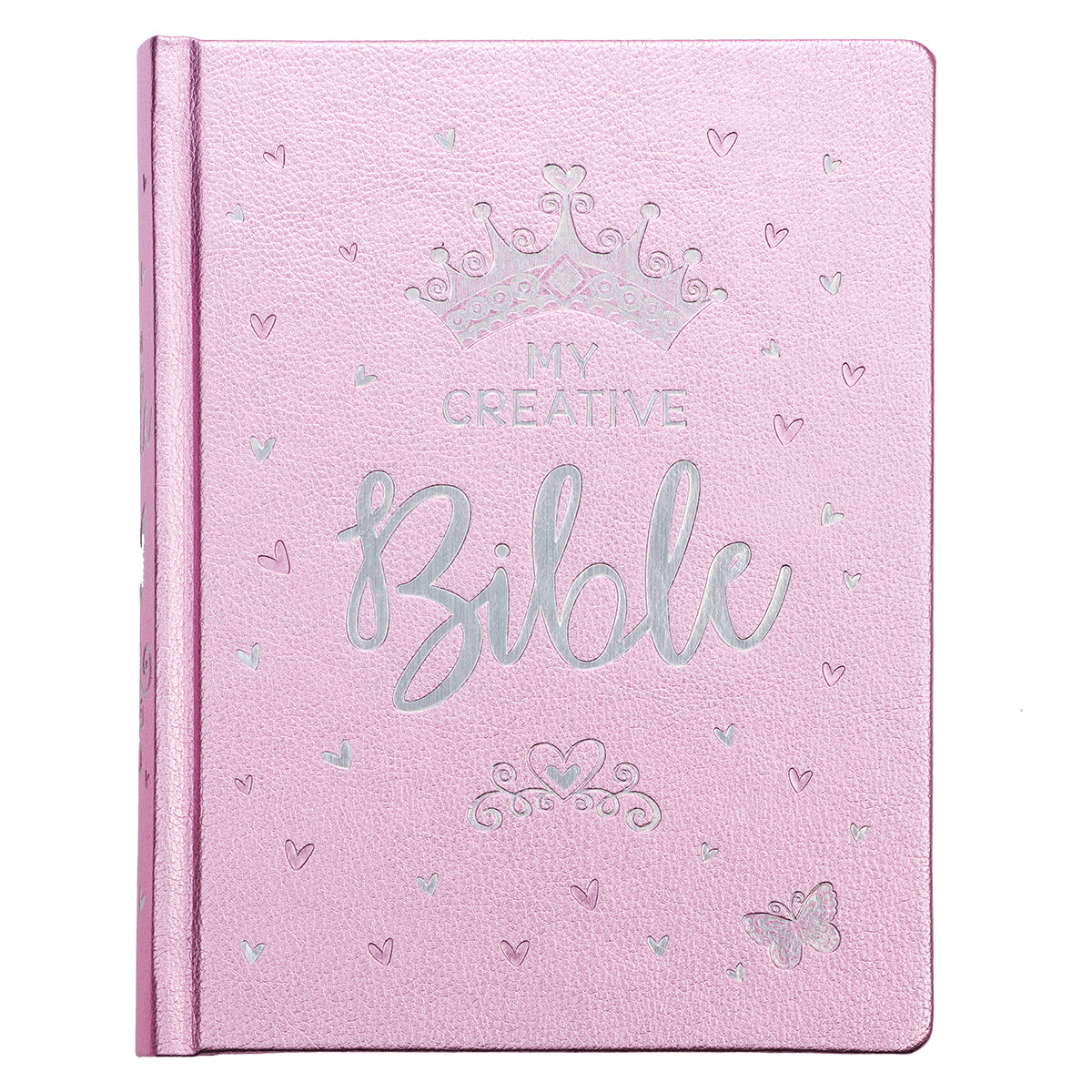 Metallic Pink Faux Leather My Creative Bible for Girls - an ESV Journaling Bible - The Christian Gift Company