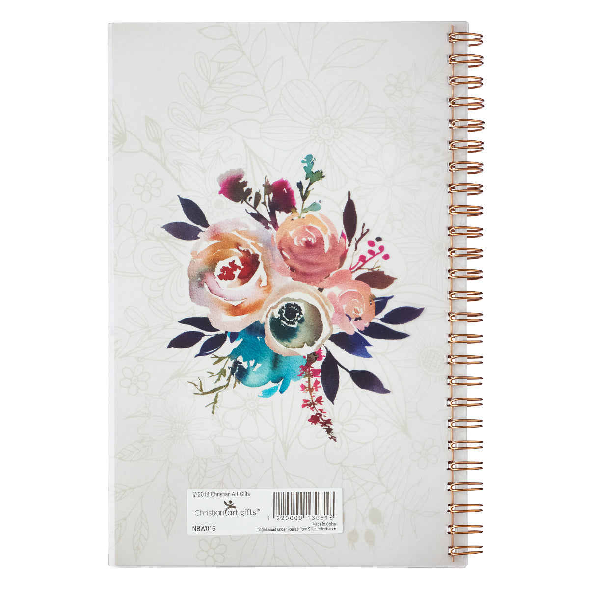 Ask, Seek, Knock Wirebound Notebook - Matthew 7:7 - The Christian Gift Company