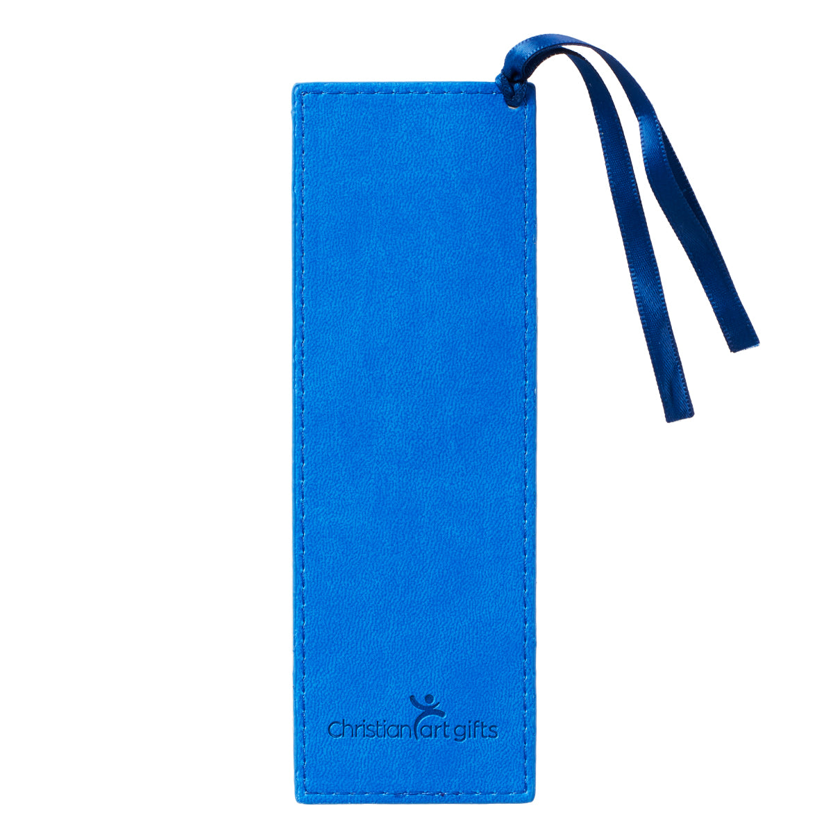 Trust In The LORD Blue Faux Leather Bookmark - Proverbs 3:5-6 - The Christian Gift Company