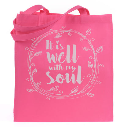 It is Well with My Soul Tote Shopping Bag - The Christian Gift Company