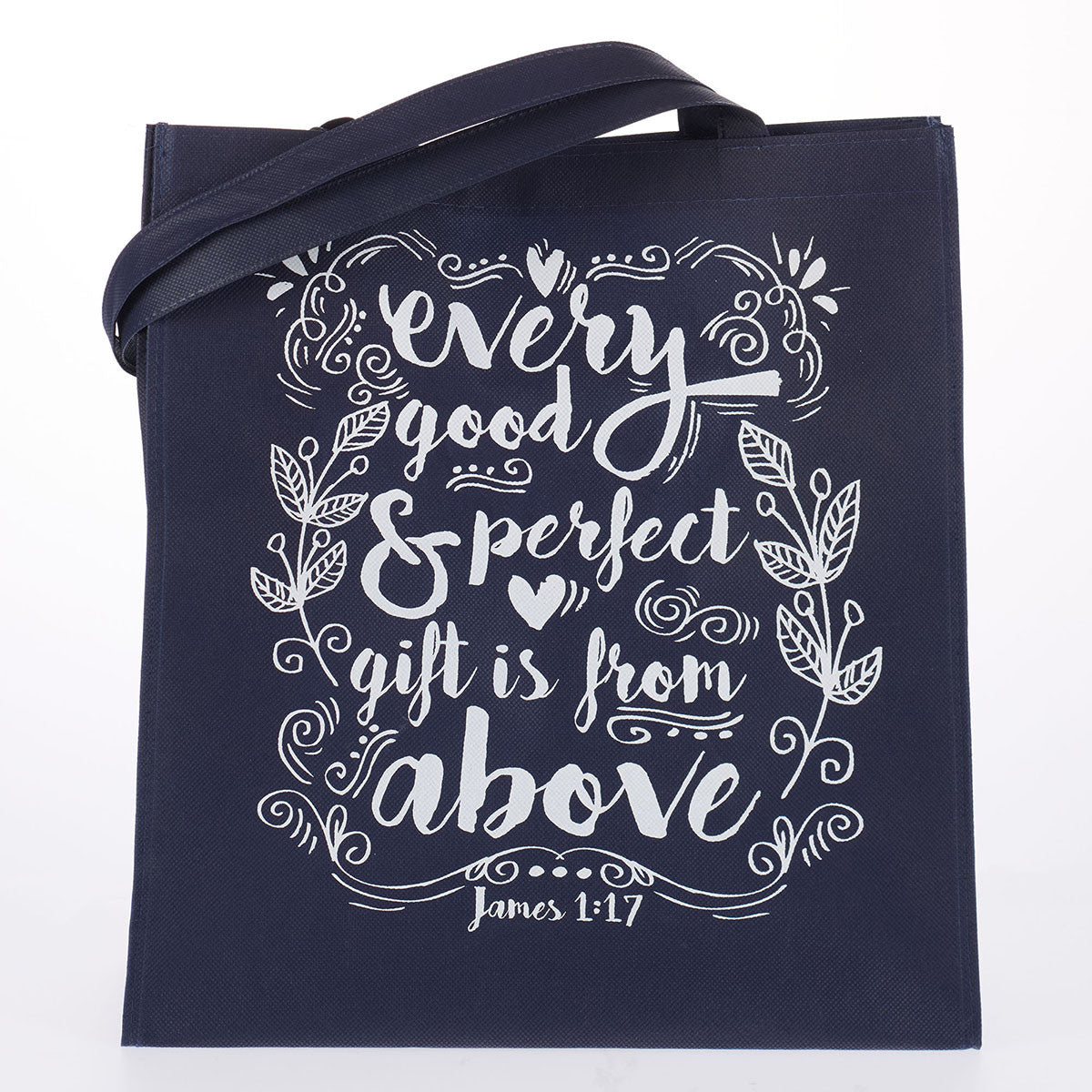 Every Good and Perfect Gift Tote Shopping Bag - James 1:17 - The Christian Gift Company