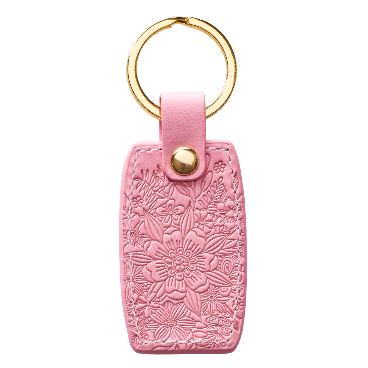 Hope and Future Pink Faux Leather Key Ring - Jeremiah 29:11 - The Christian Gift Company