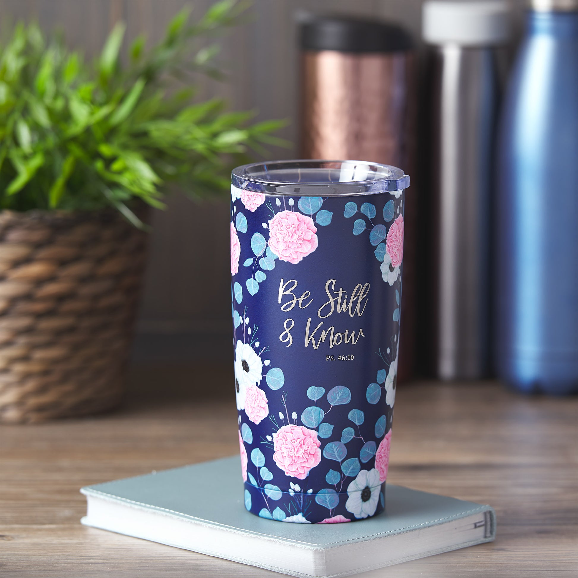 Be Still & Know Stainless Steel Mug - Psalm 46:10 - The Christian Gift Company