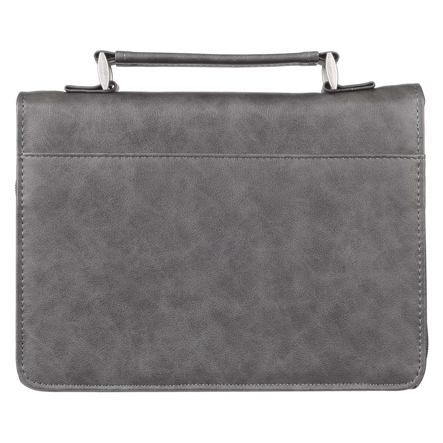 All Things Are Possible Light Blue Faux Leather Fashion Bible Cover - Matthew 19:26 - The Christian Gift Company