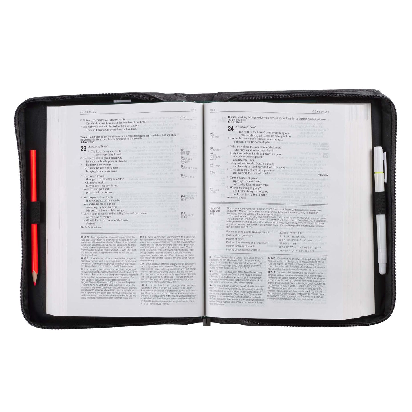 All Things Are Possible Light Blue Faux Leather Fashion Bible Cover - Matthew 19:26 - The Christian Gift Company