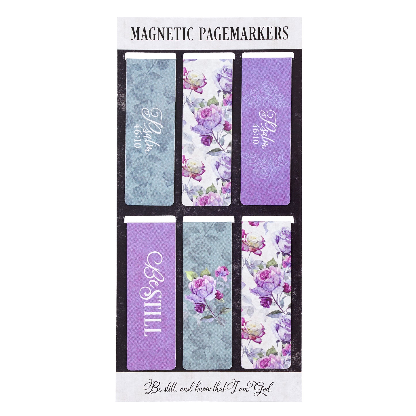 Be Still Magnetic Bookmark Set - Psalm 46:10 - The Christian Gift Company