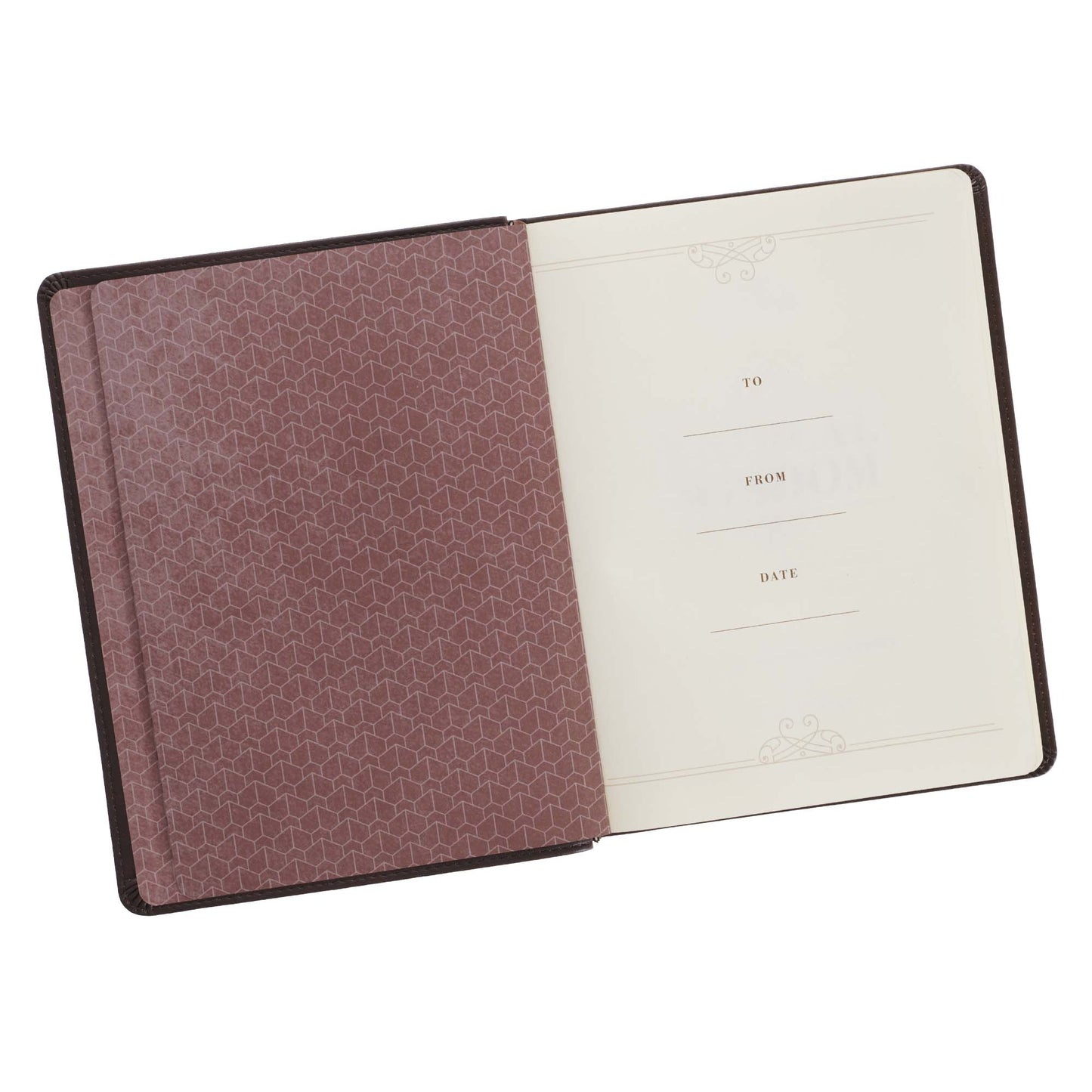 Radical Wisdom Brown Faux Leather Daily Devotional for Men - The Christian Gift Company