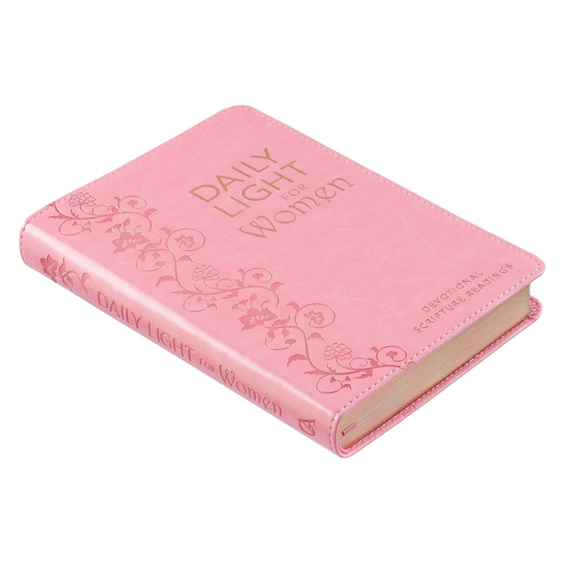 Daily Light for Women Pink Faux Leather Devotional - The Christian Gift Company