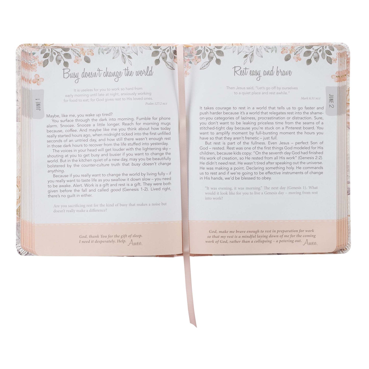 Walking in Grace Faux Leather Devotional - The Christian Gift Company