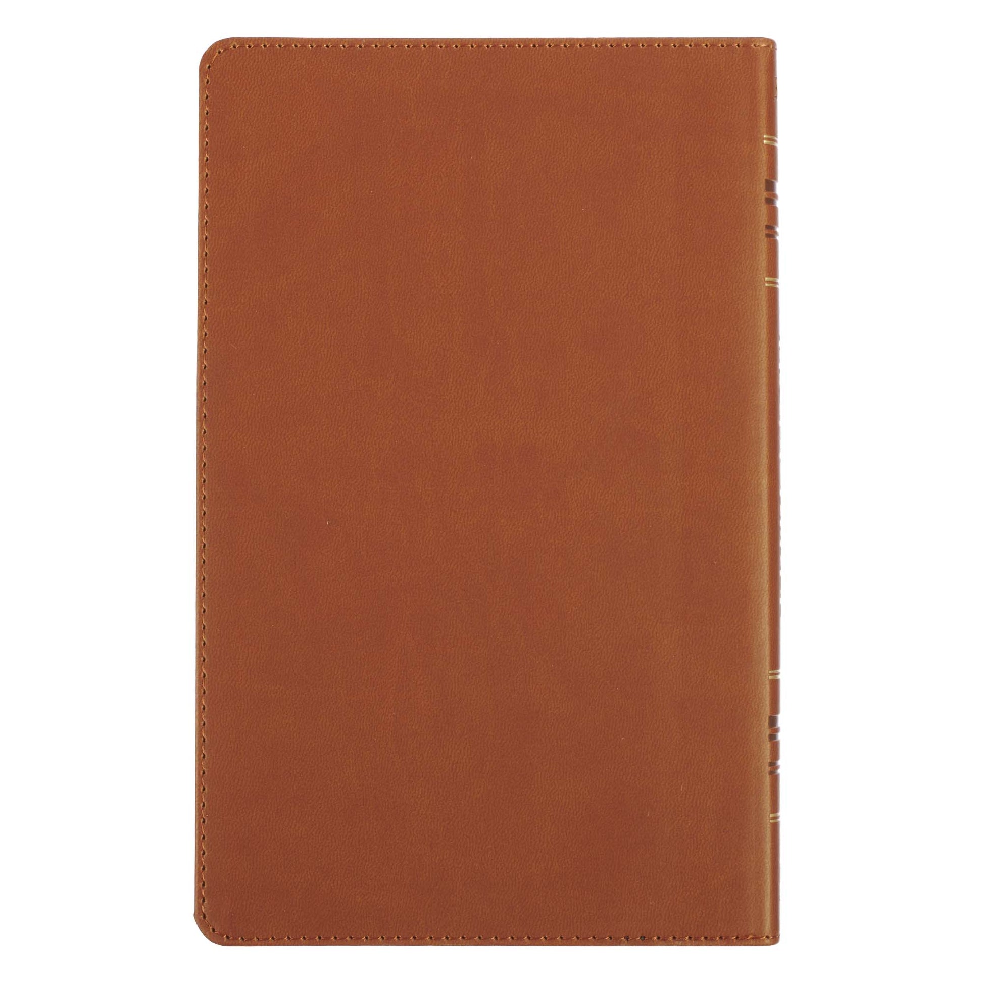 Saddle Tan Faux Leather Gift Edition King James Version Bible - The Christian Gift Company