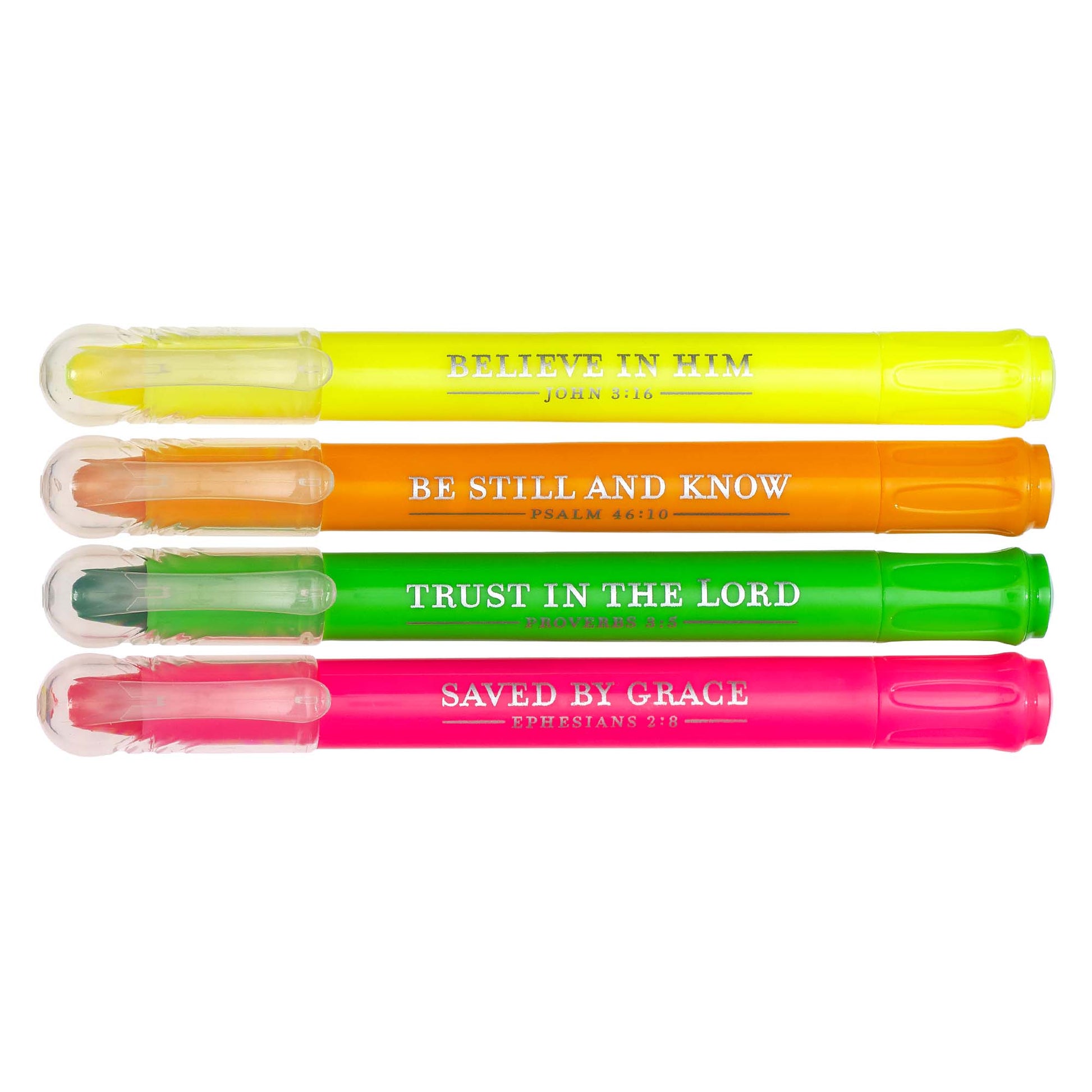Twist and Glide 4 Piece Highlighter Set - The Christian Gift Company