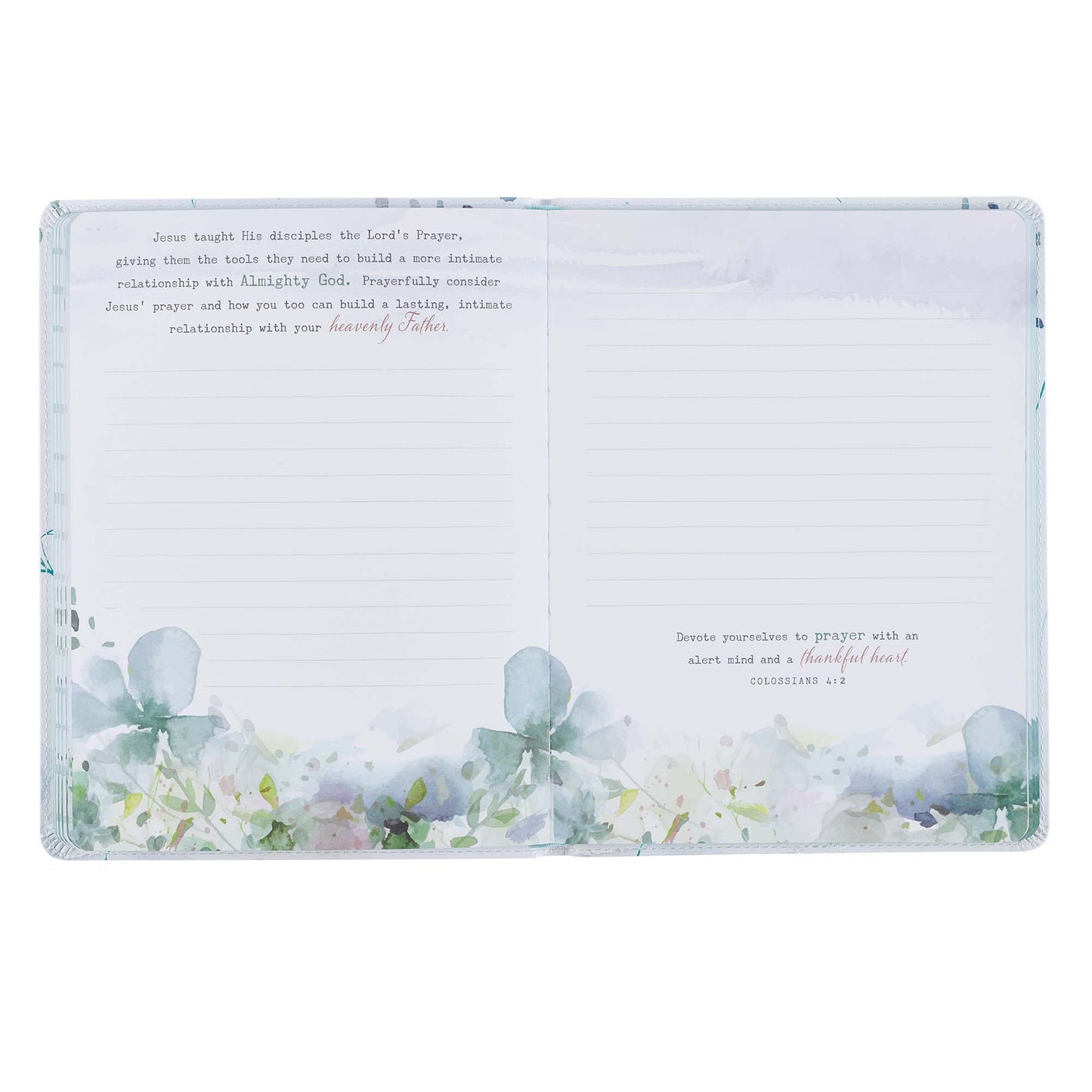 Be Still Faux Leather Prayer Journal for Women - The Christian Gift Company