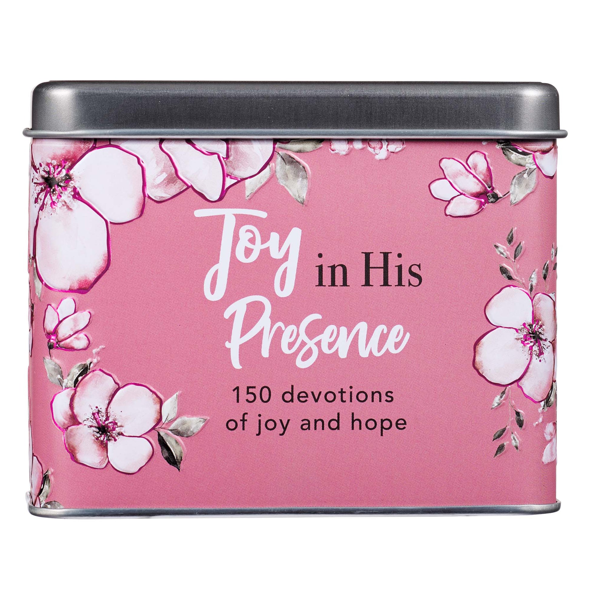 Joy in His Presence Devotional Cards in a Tin - The Christian Gift Company