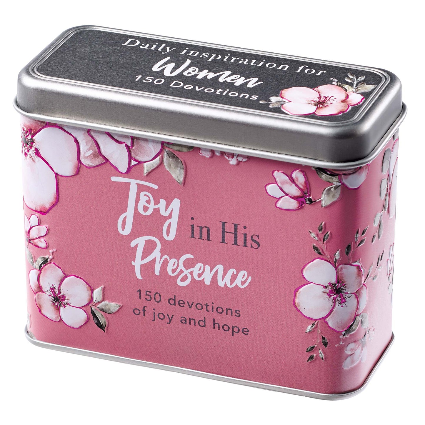 Joy in His Presence Devotional Cards in a Tin - The Christian Gift Company