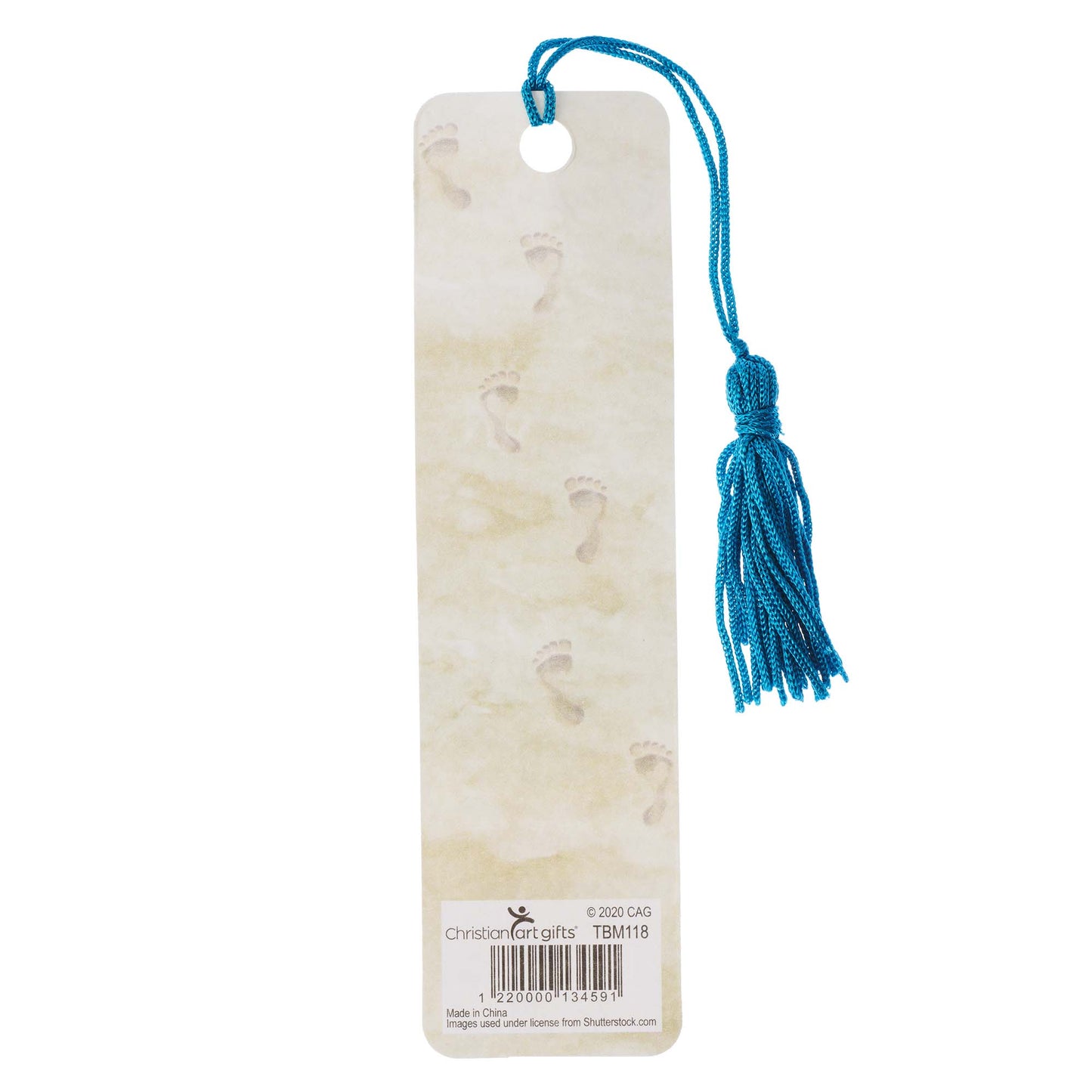 Footprints Bookmark with Tassel - The Christian Gift Company