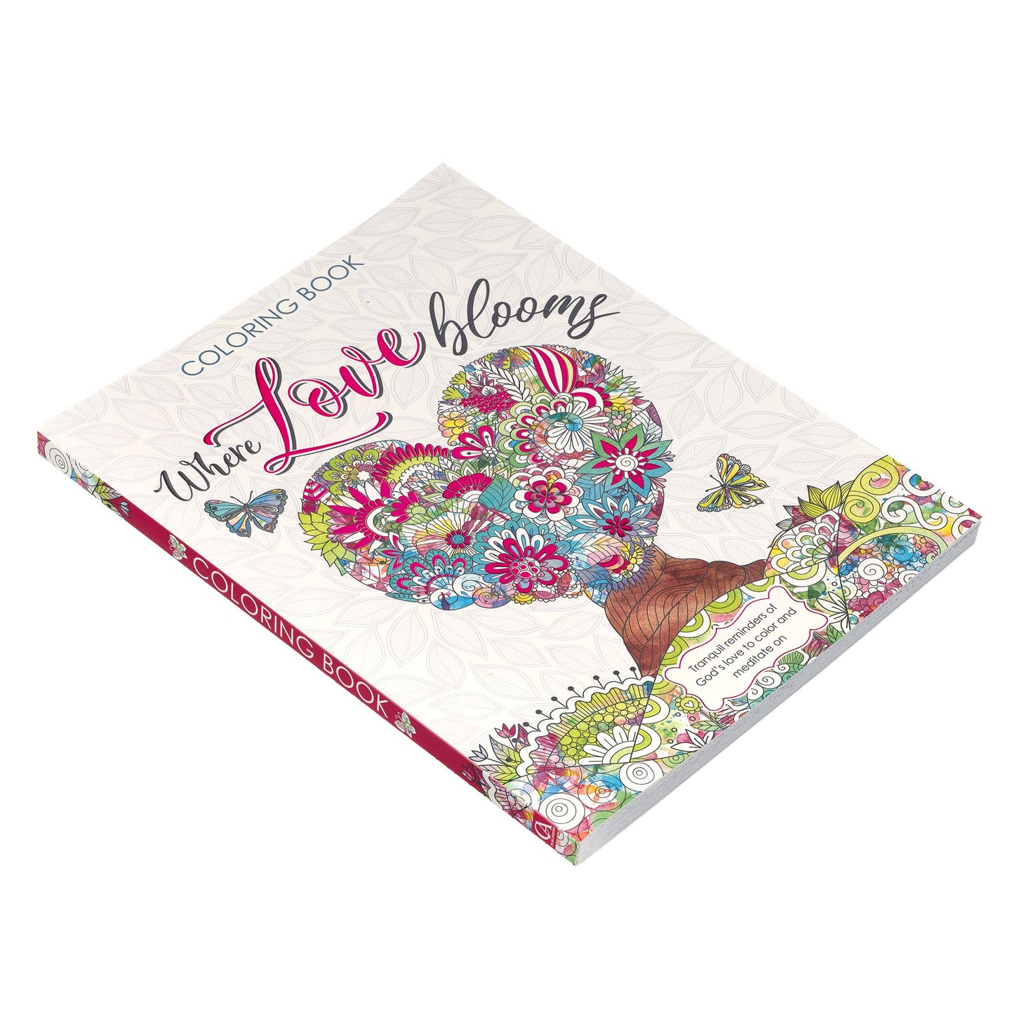 Where Love Blooms Colouring Book for Adults - The Christian Gift Company