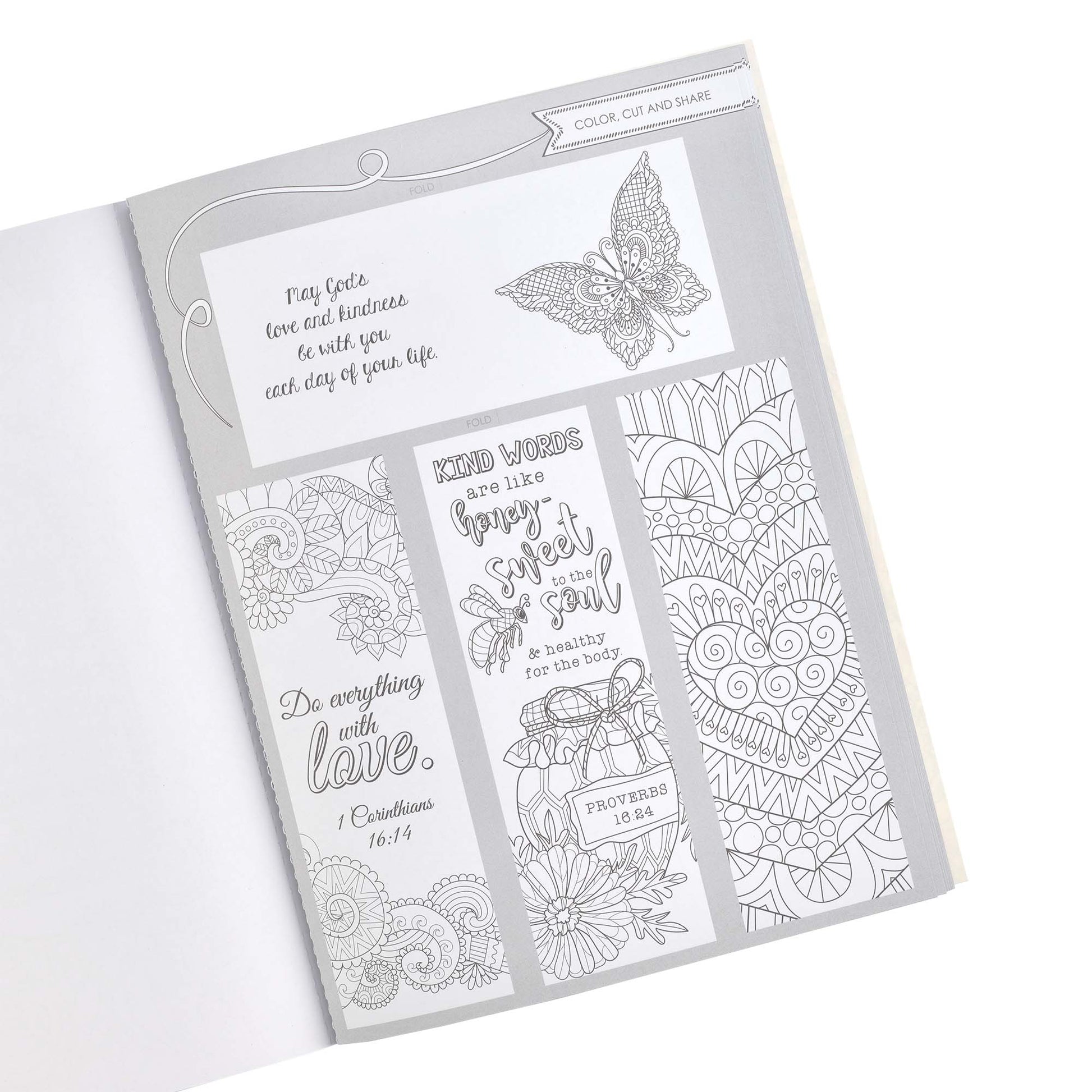 Where Love Blooms Colouring Book for Adults - The Christian Gift Company