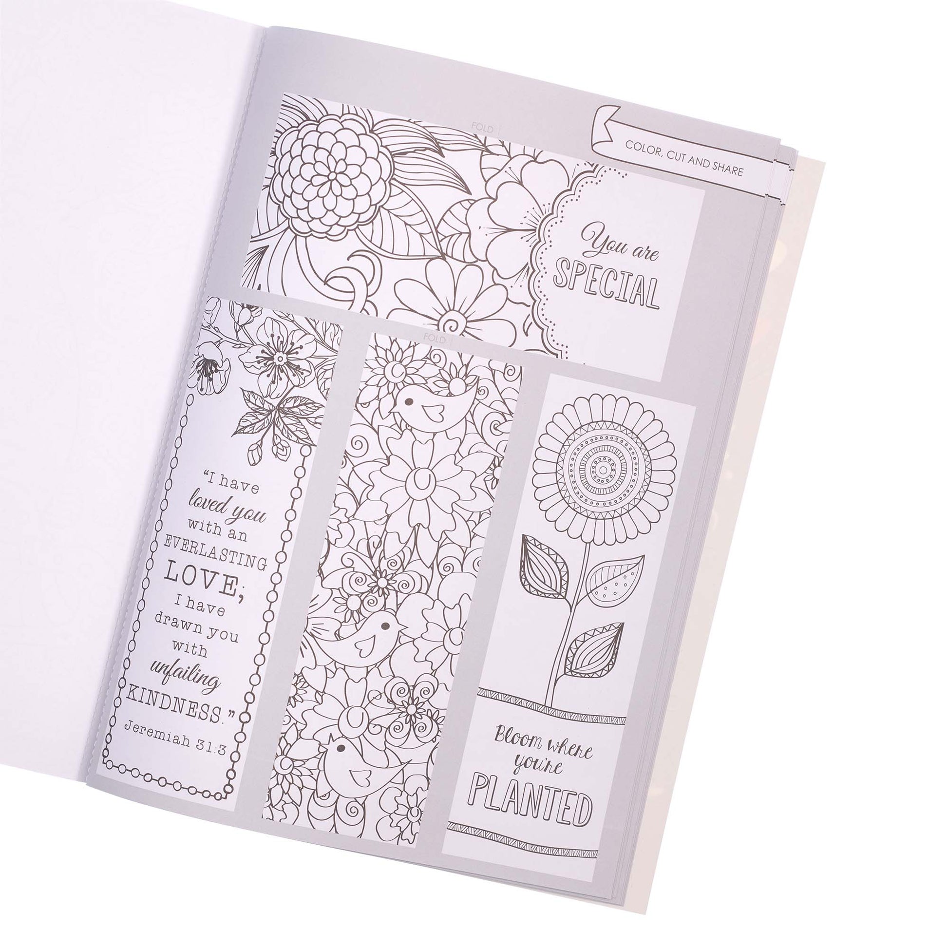 I Know the Plans I Have for You Colouring Book for Adults - Jeremiah 29:11 - The Christian Gift Company