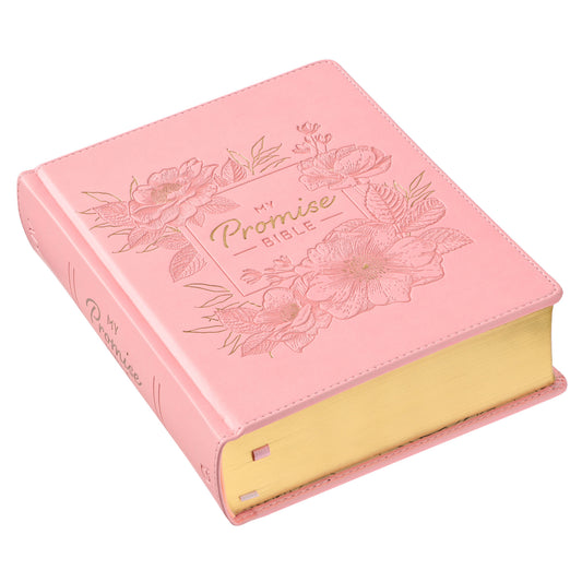 Pink Hardcover Faux Leather KJV My Promise Bible - The Christian Gift Company