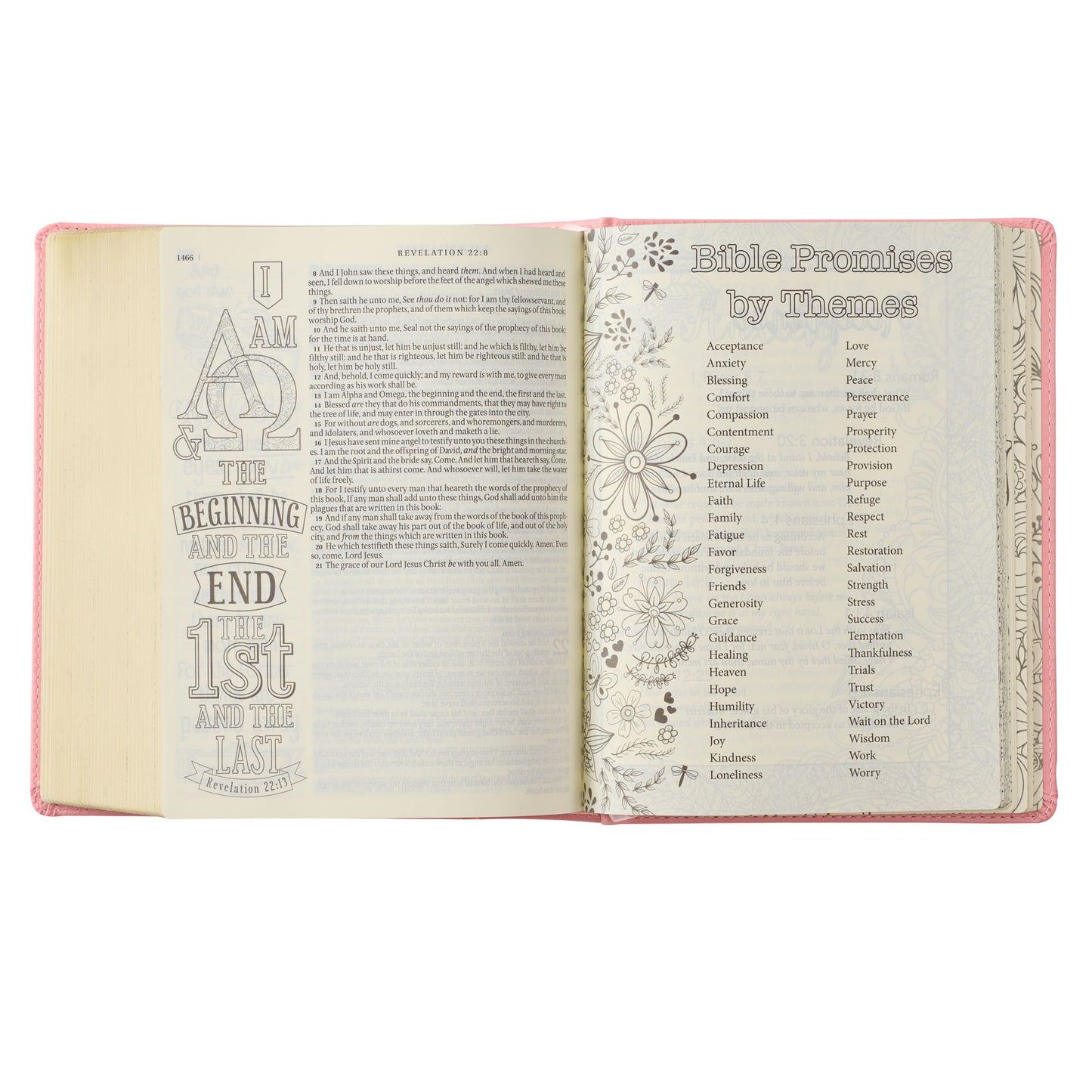 Pink Hardcover Faux Leather KJV My Promise Bible - The Christian Gift Company