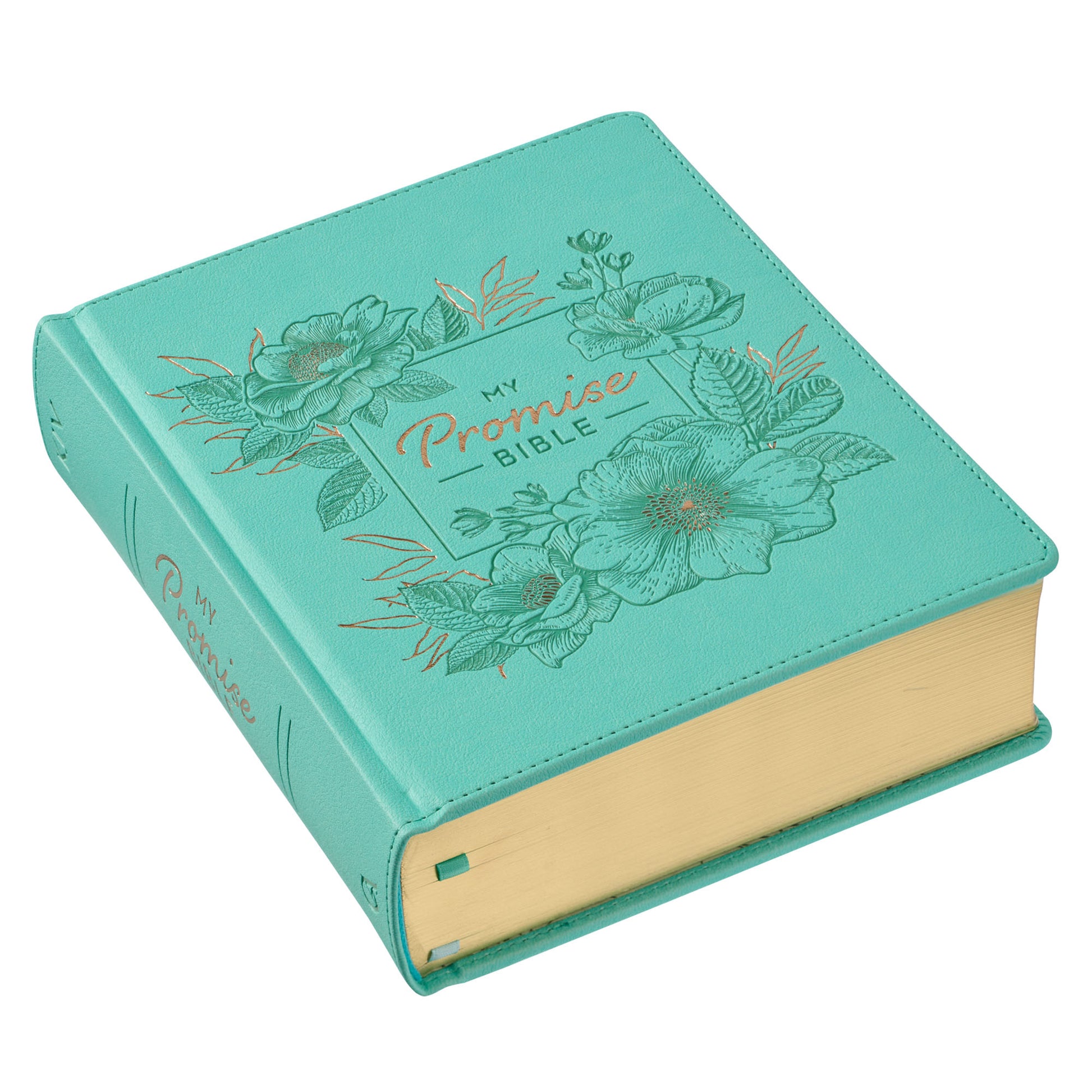 Teal Faux Leather Hardcover KJV My Promise Bible - The Christian Gift Company