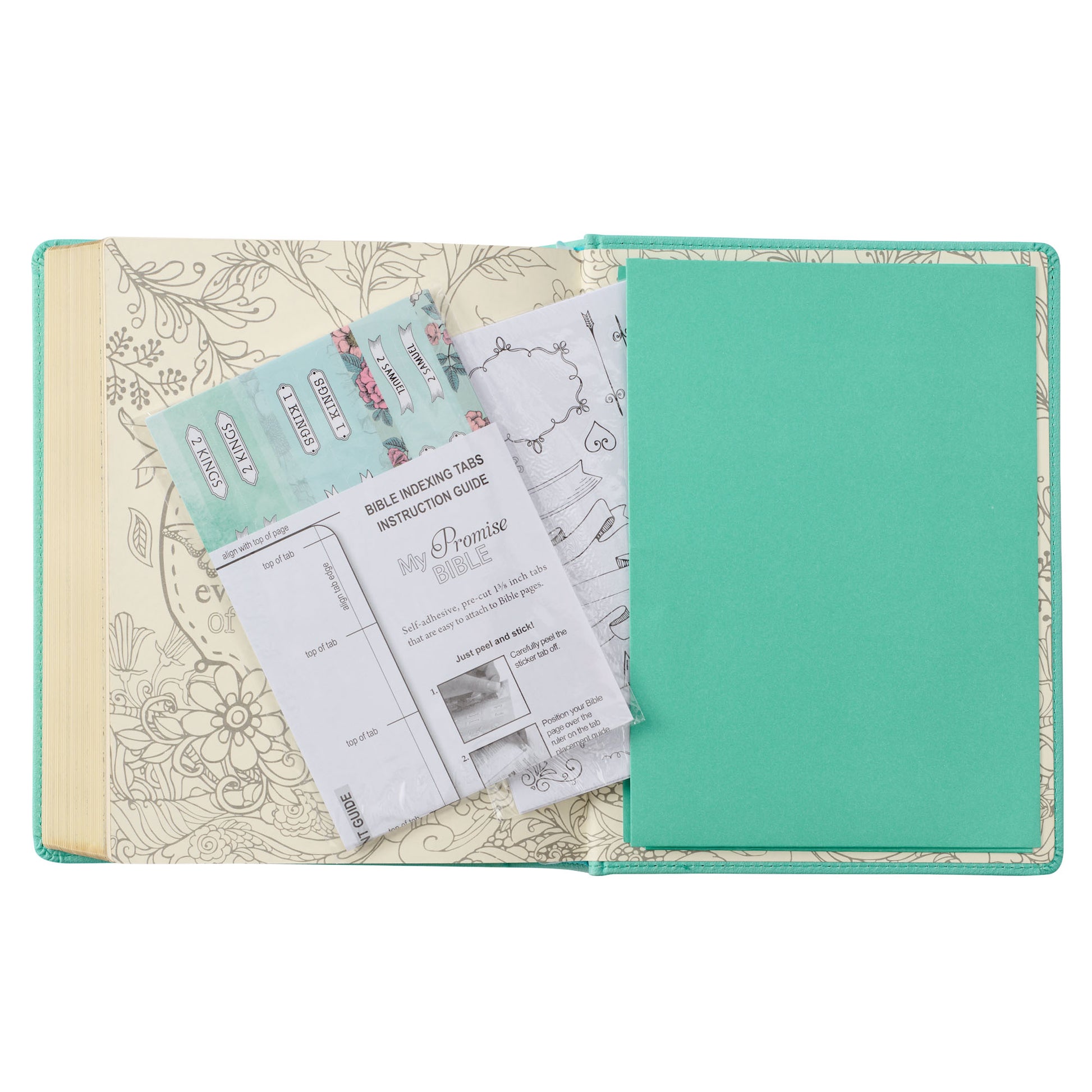 Teal Faux Leather Hardcover KJV My Promise Bible - The Christian Gift Company