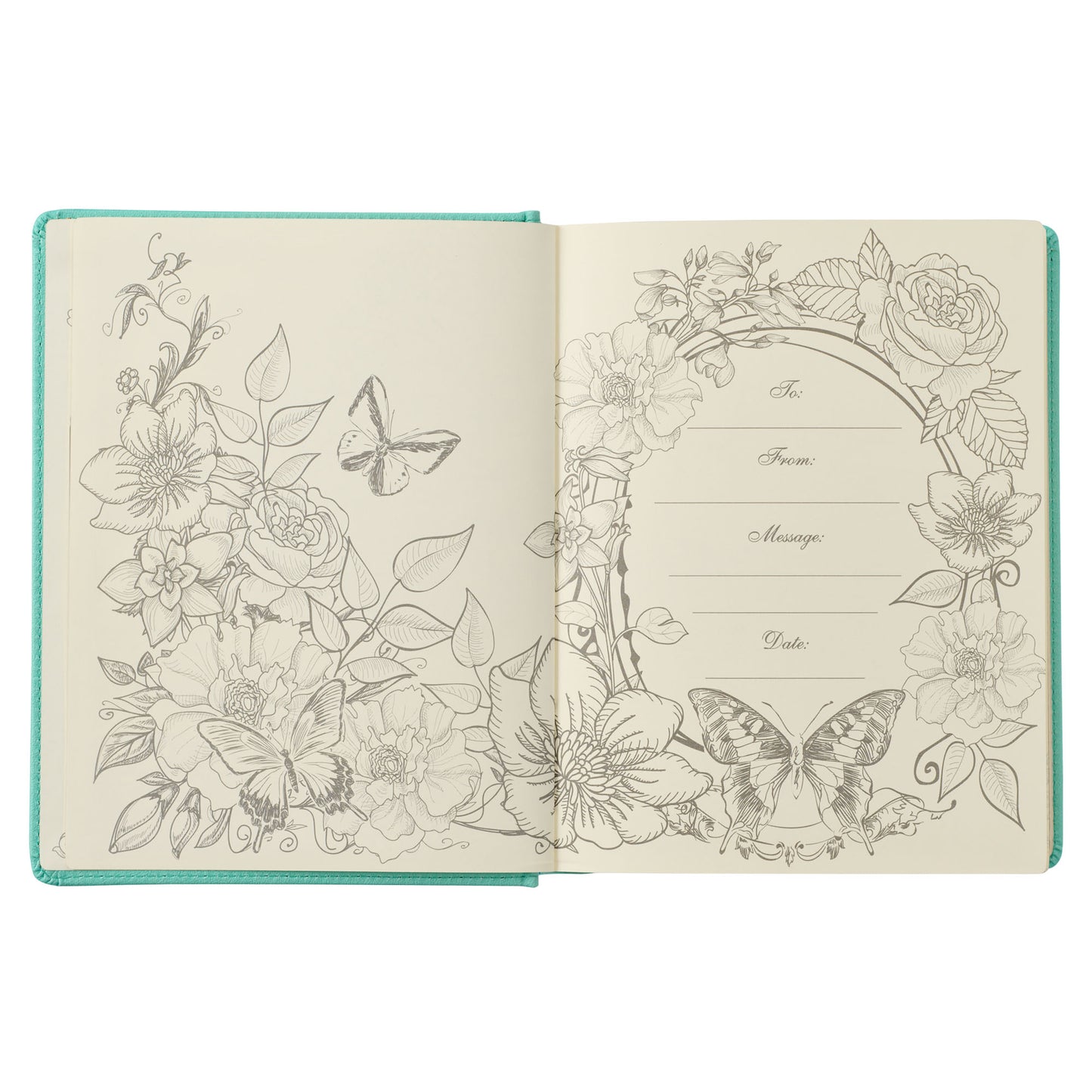 Teal Faux Leather Hardcover KJV My Promise Bible - The Christian Gift Company
