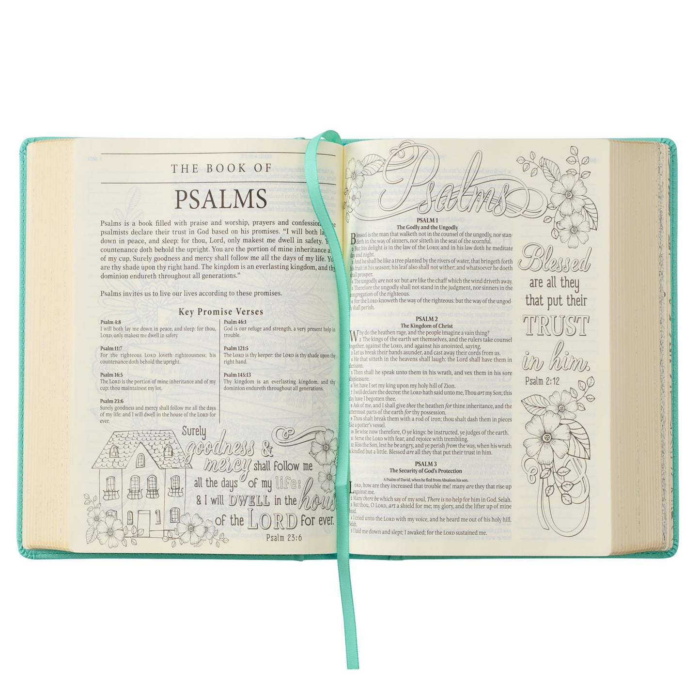 Teal Faux Leather Hardcover KJV My Promise Bible - The Christian Gift Company