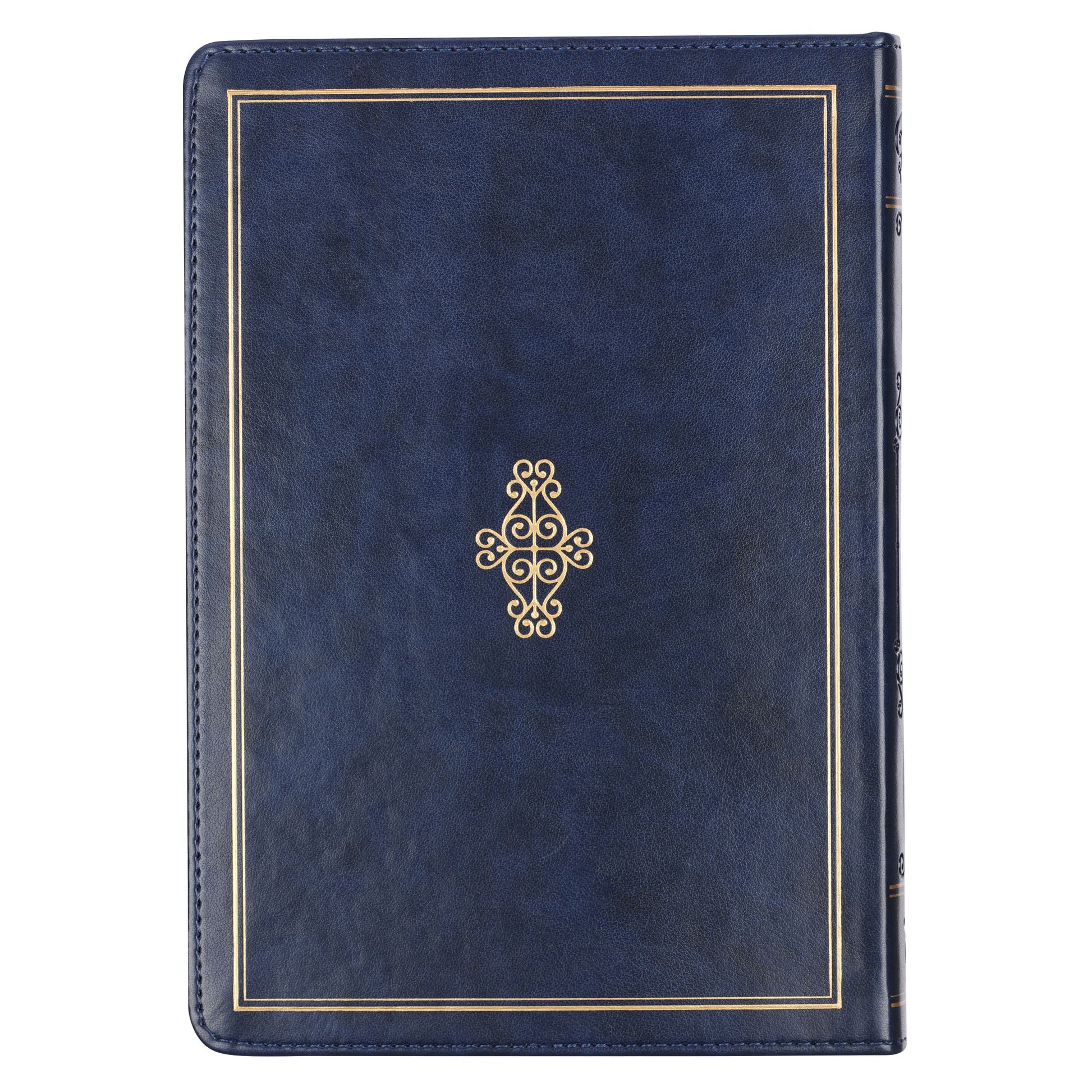 Trust in the LORD Navy Faux Leather Classic Journal - Isaiah 26:4 - The Christian Gift Company