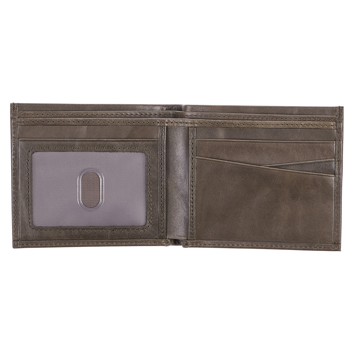 With God All Things Are Possible Brown Genuine Leather Wallet - Matthew 19:26 - The Christian Gift Company