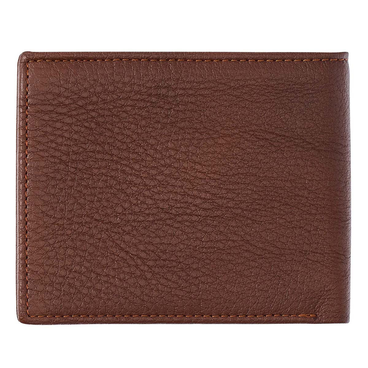 Blessed Is The Man Timber Spice Brown Genuine Leather Wallet - Jeremiah 17:7 - The Christian Gift Company