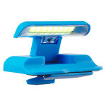 With God All Things Are Possible Blue Adjustable Clip-on Book Light - Matthew 16:26 - The Christian Gift Company