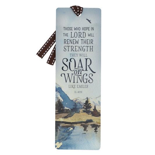 Soar Premium Cardstock Bookmark - Isaiah 40:31 - The Christian Gift Company