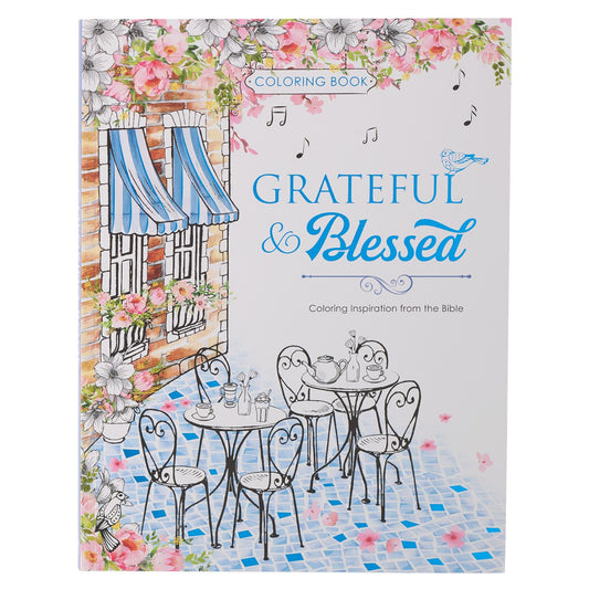 Grateful & Blessed Colouring Book - The Christian Gift Company