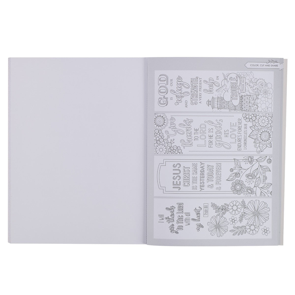 Grateful & Blessed Colouring Book - The Christian Gift Company