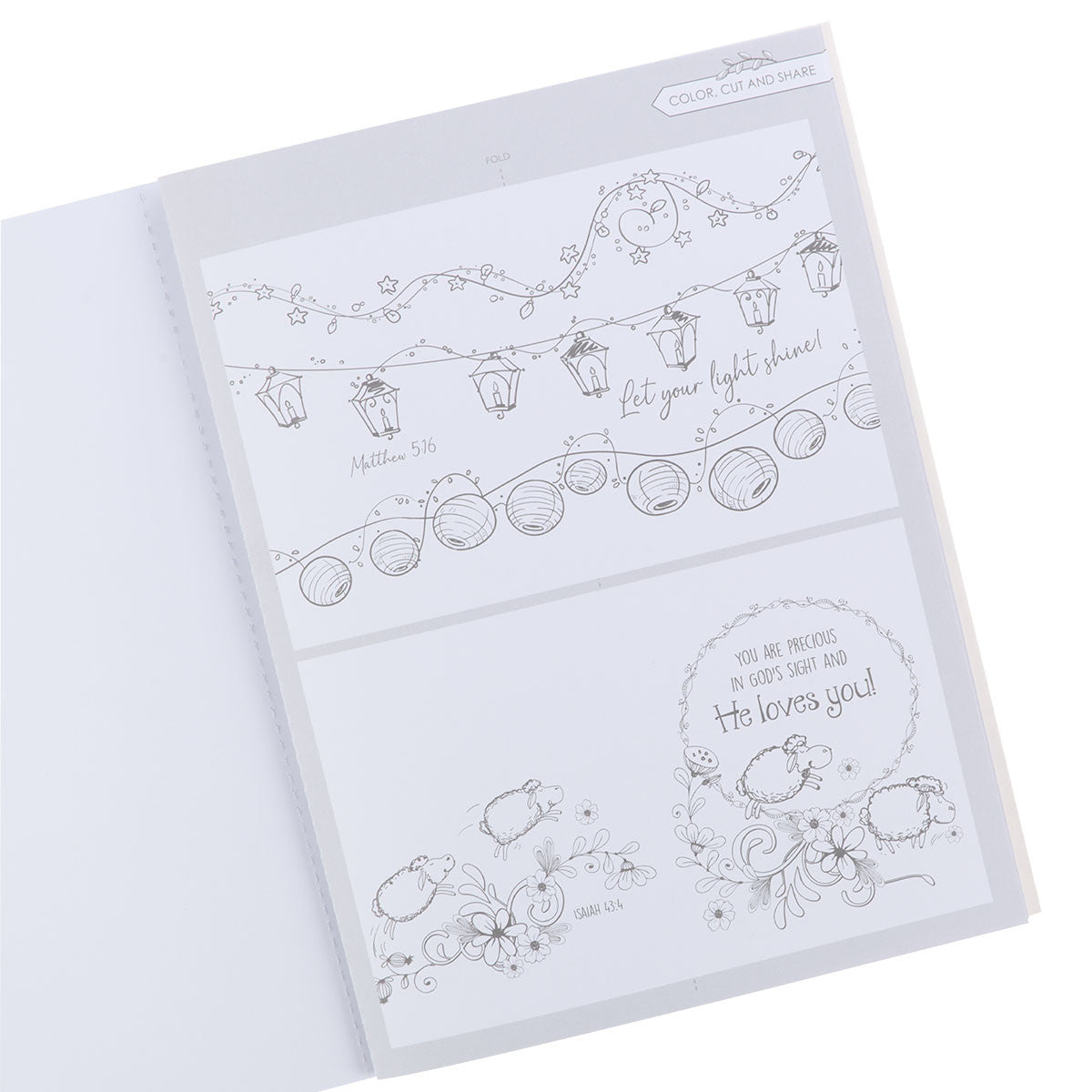 Color the Words of Jesus Colouring Book - The Christian Gift Company