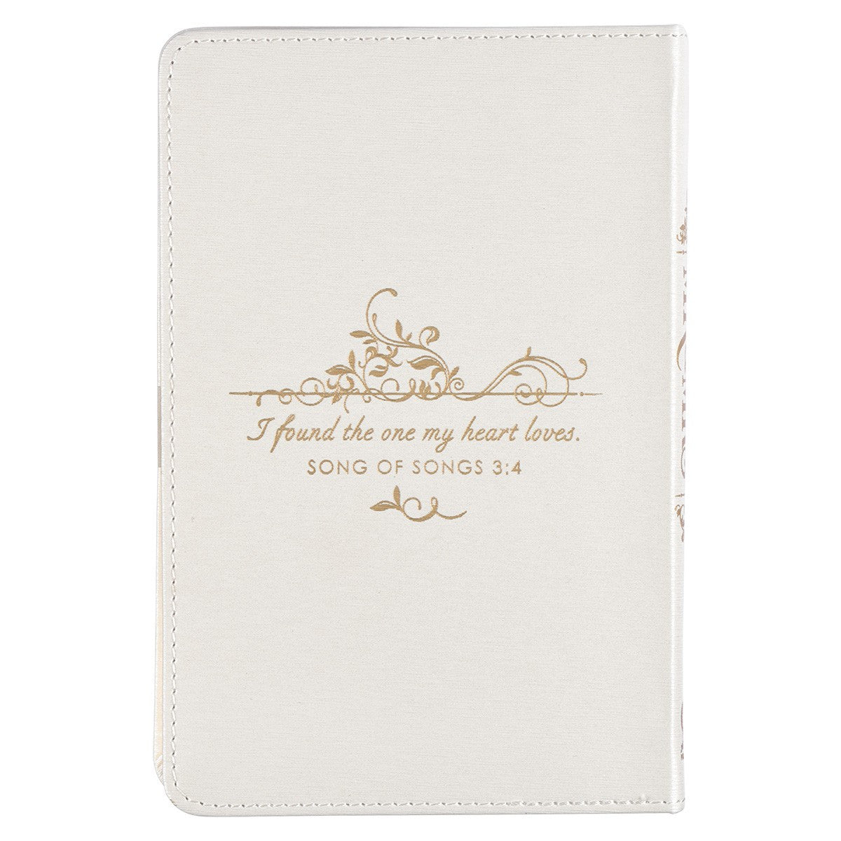 Mr. & Mrs. 366 Devotions for Couples White Faux Leather Devotional - The Christian Gift Company