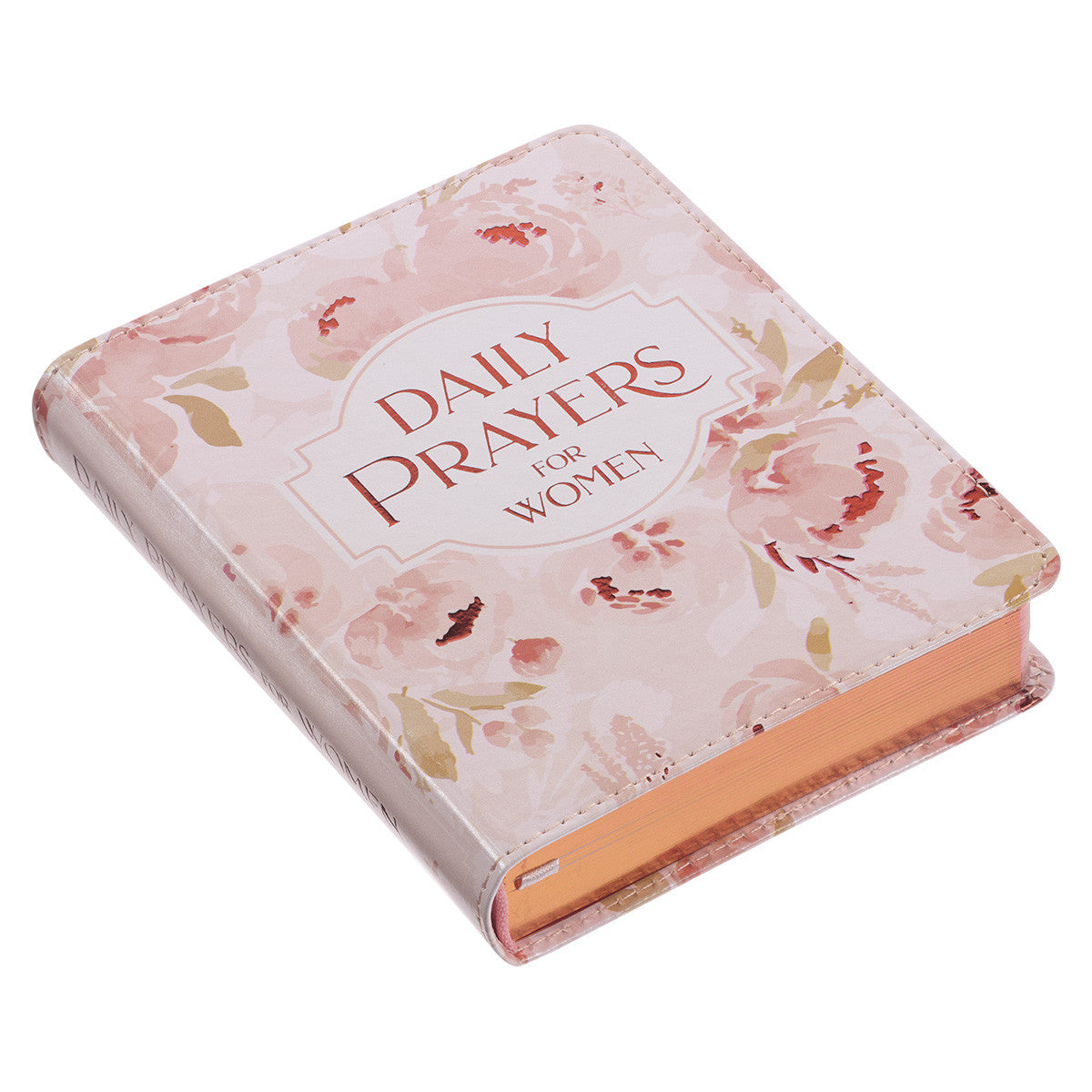 Daily Prayers for Women Pink Floral Faux Leather Devotional - The Christian Gift Company