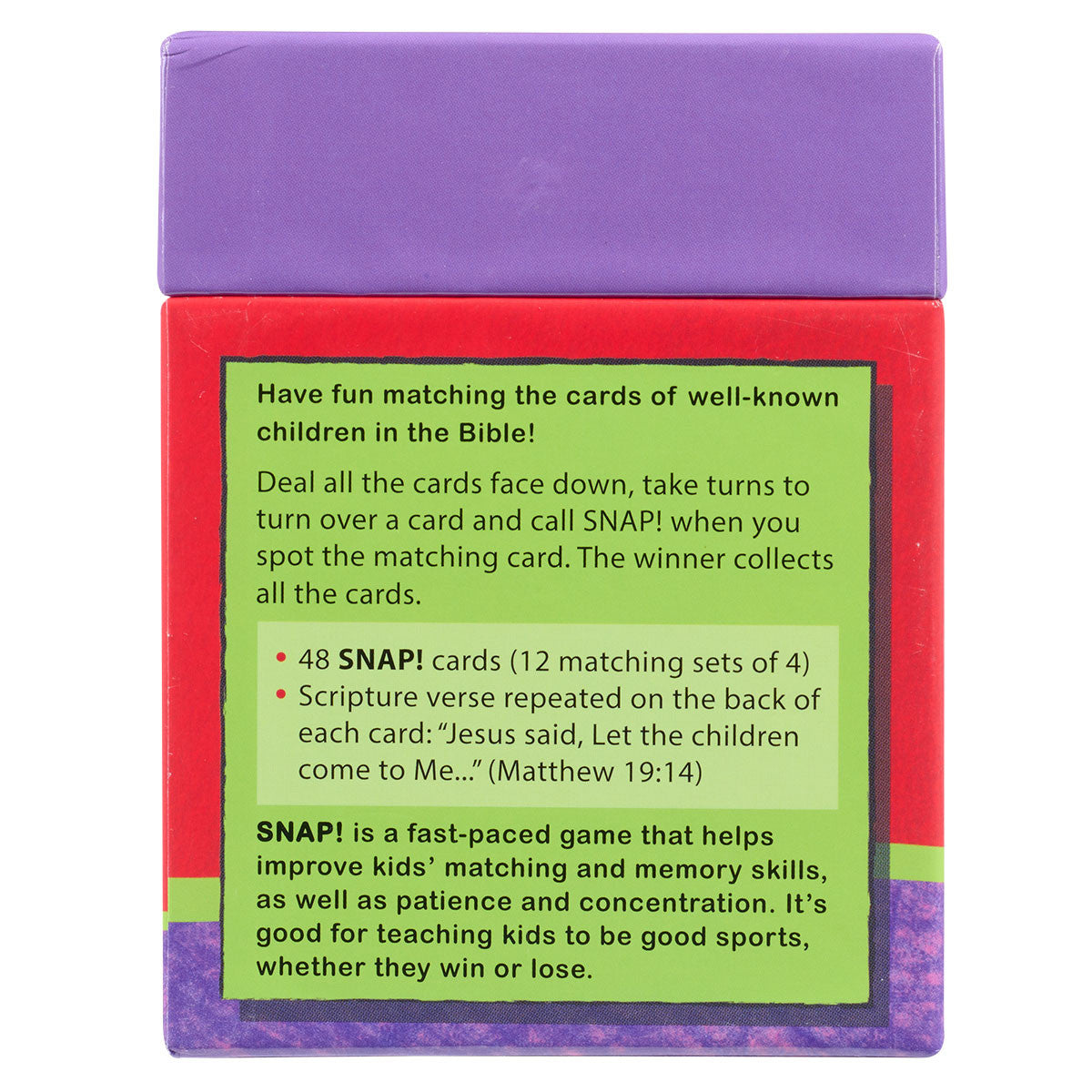 Snap! - The Children of the Bible Card Game - The Christian Gift Company