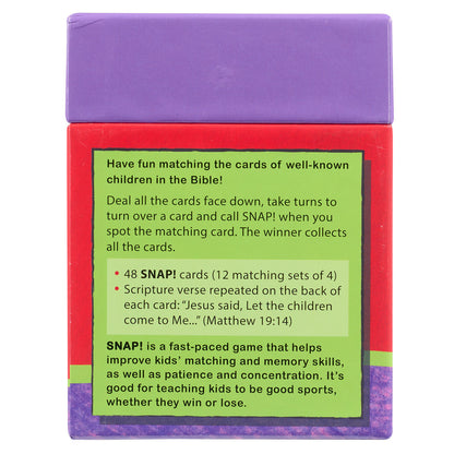 Snap! - The Children of the Bible Card Game - The Christian Gift Company