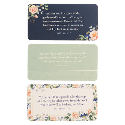 101 Prayers From The Bible Navy Scripture Cards in a Tin - The Christian Gift Company