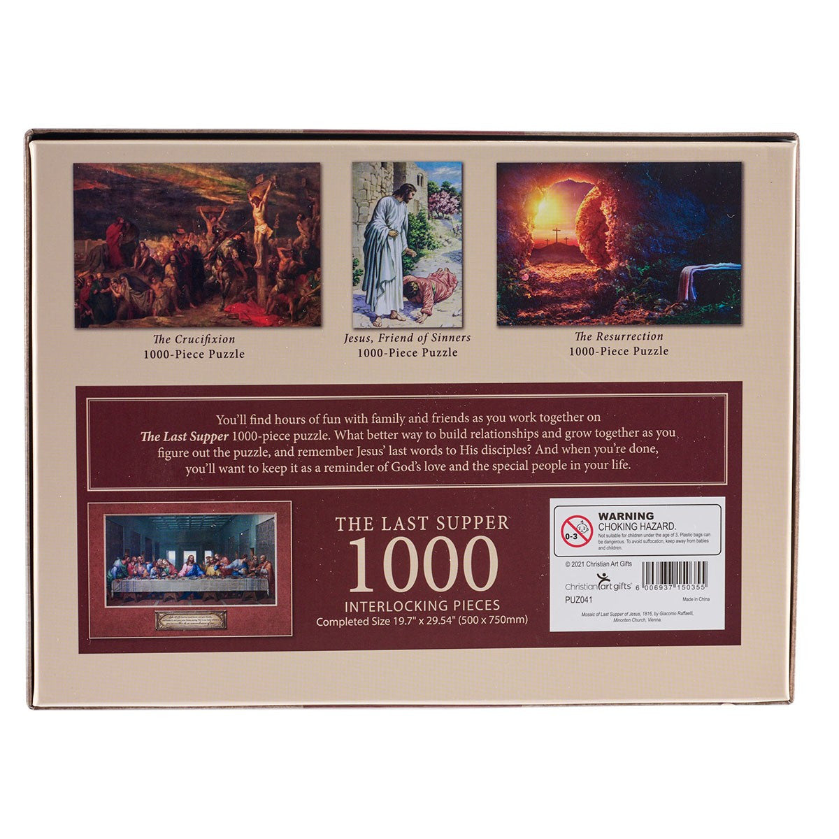 The Last Supper 1000-piece Jigsaw Puzzle - The Christian Gift Company