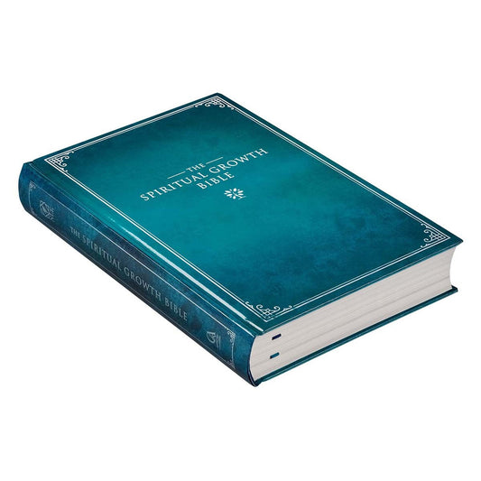 Teal Hardcover Spiritual Growth Bible - The Christian Gift Company